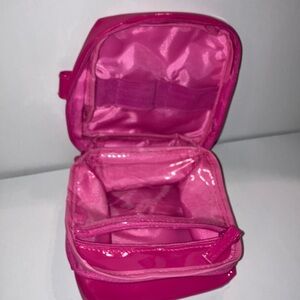 Glossy Pink Makeup Bag‎